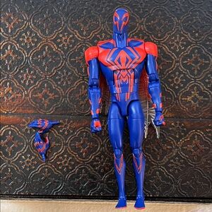Across The Spider-Verse Spider-Man 2099 Action Figure Toy (with extra hands)